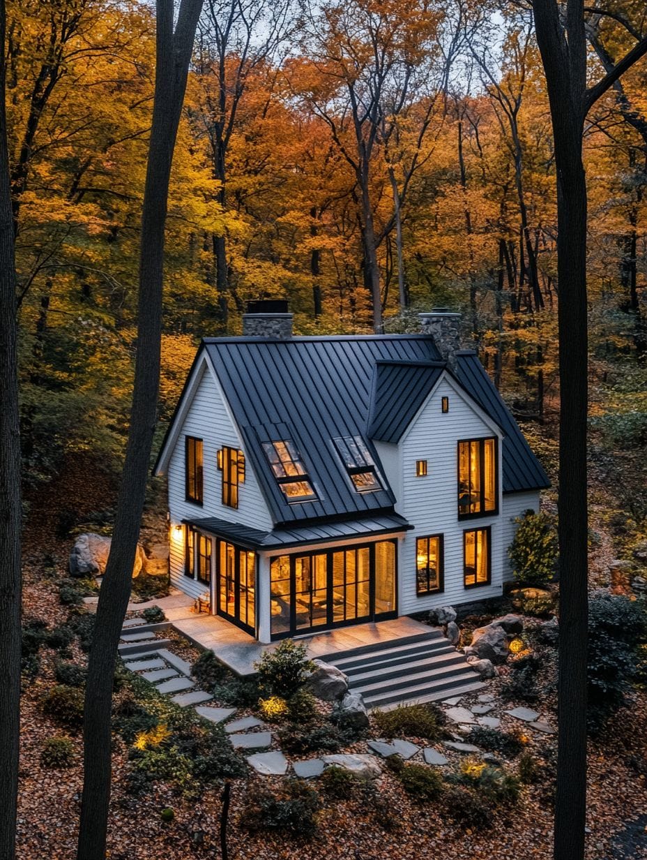 This North Carolina Farmhouse Has the Prettiest Pumpkin Porch (how to style, tips & photos)