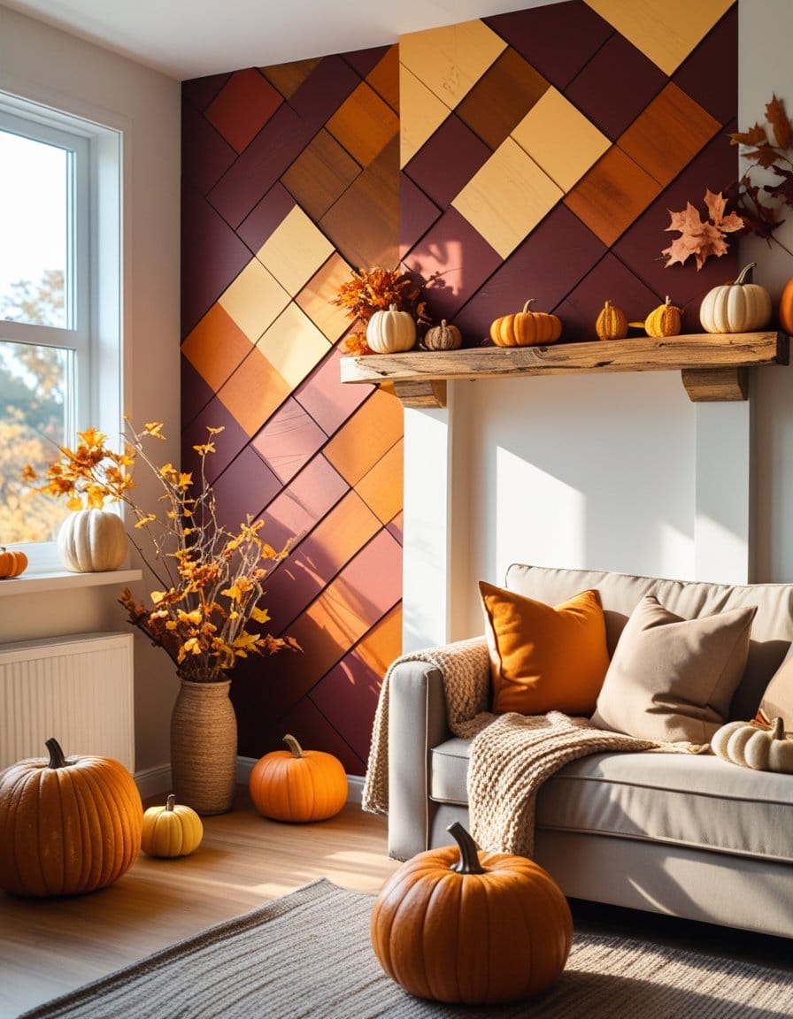 Add Autumn Charm With A DIY Accent Wall (Easy Tips)