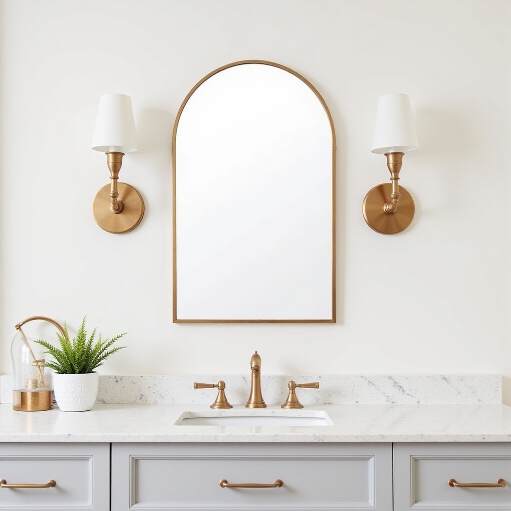 Bathroom Vanity Accessory and Lighting Upgrades