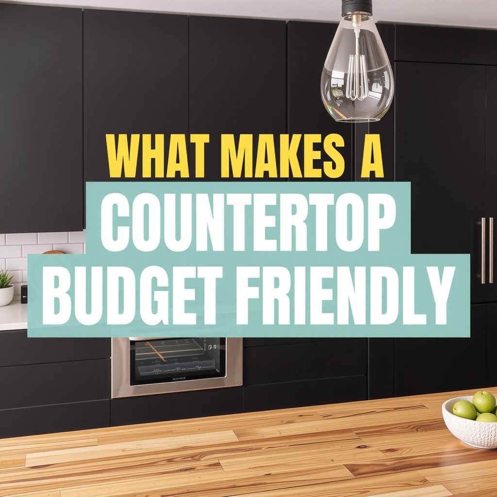 What Makes a Countertop Budget-Friendly?