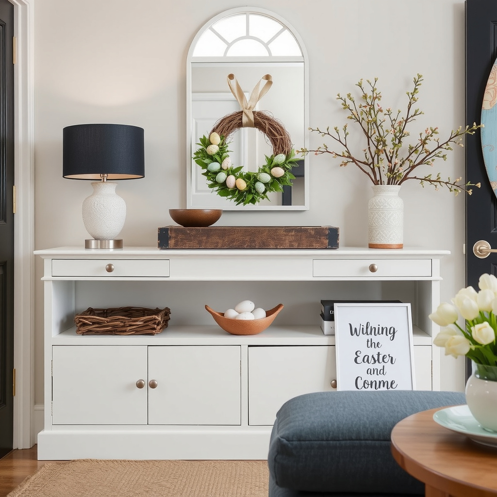 Create A Welcoming Easter Entryway And Living Room