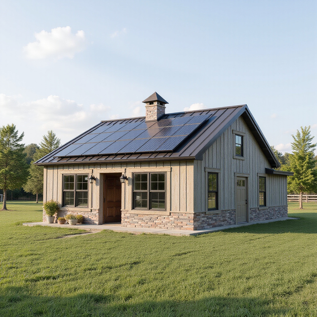 Eco-Friendly Petite Barndominium on a Budget