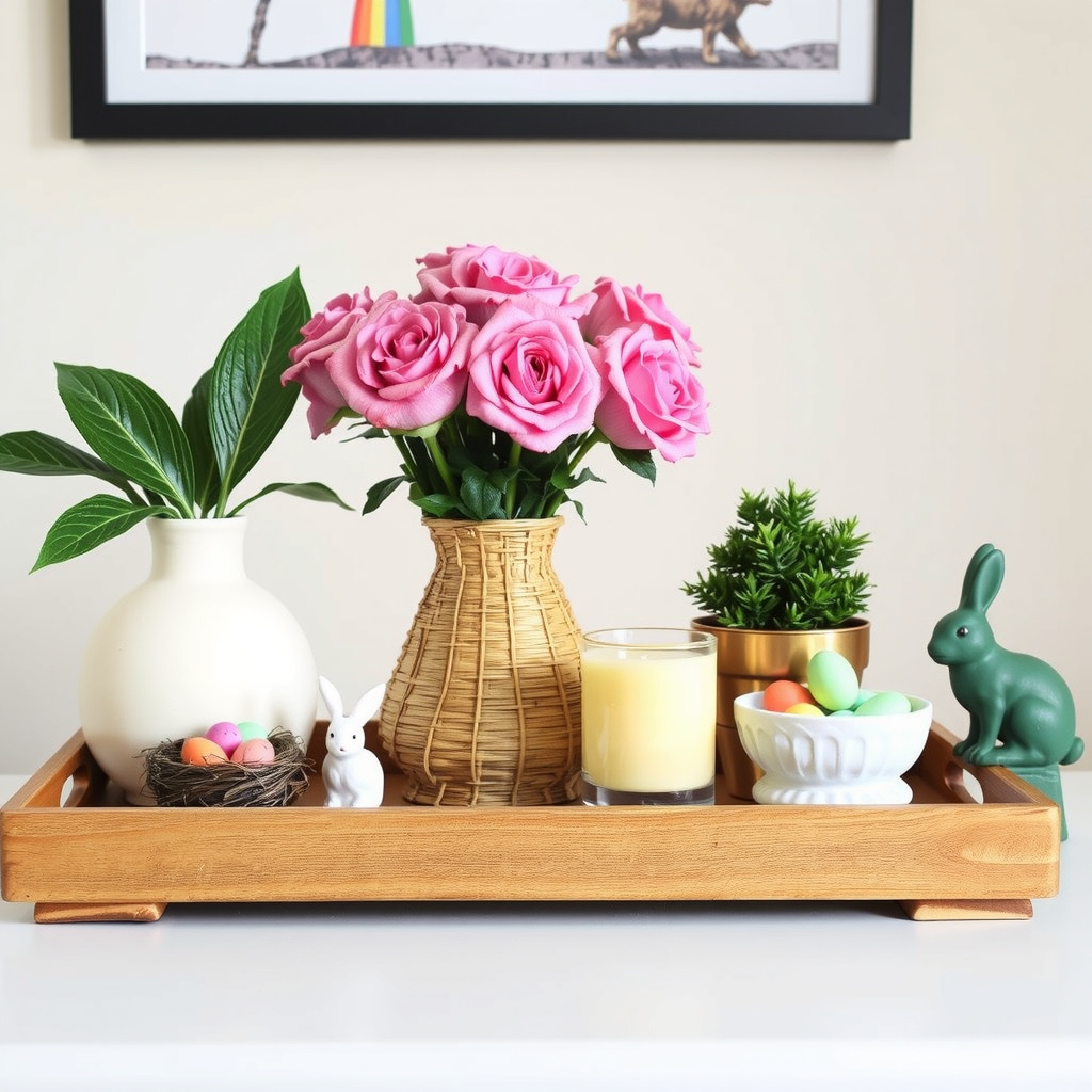Style Affordable Easter Vignettes Throughout Your Home