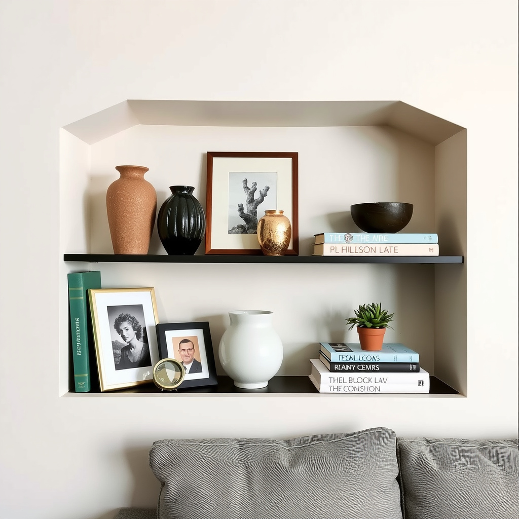 Style Shelves, Lighting, And Objects With Intention