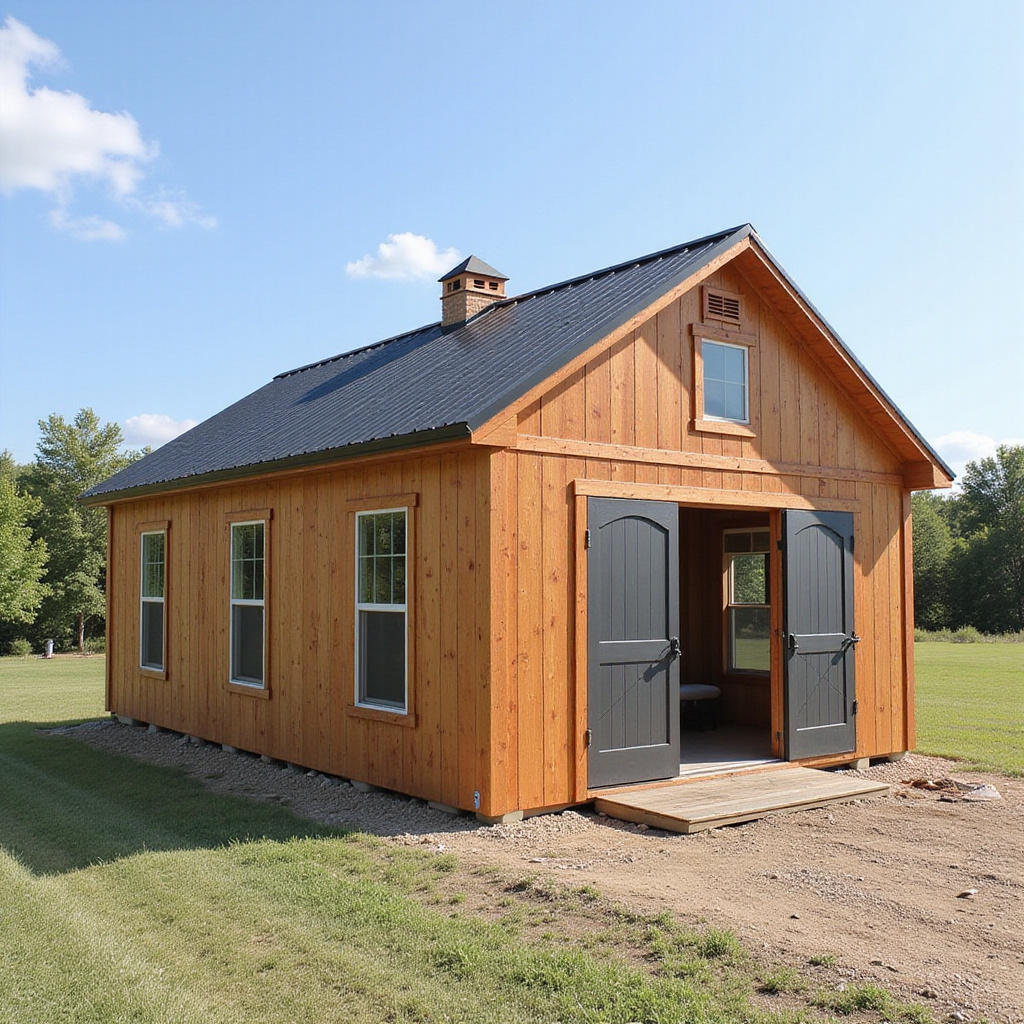 Tiny Barndominium Kit for Quick Build