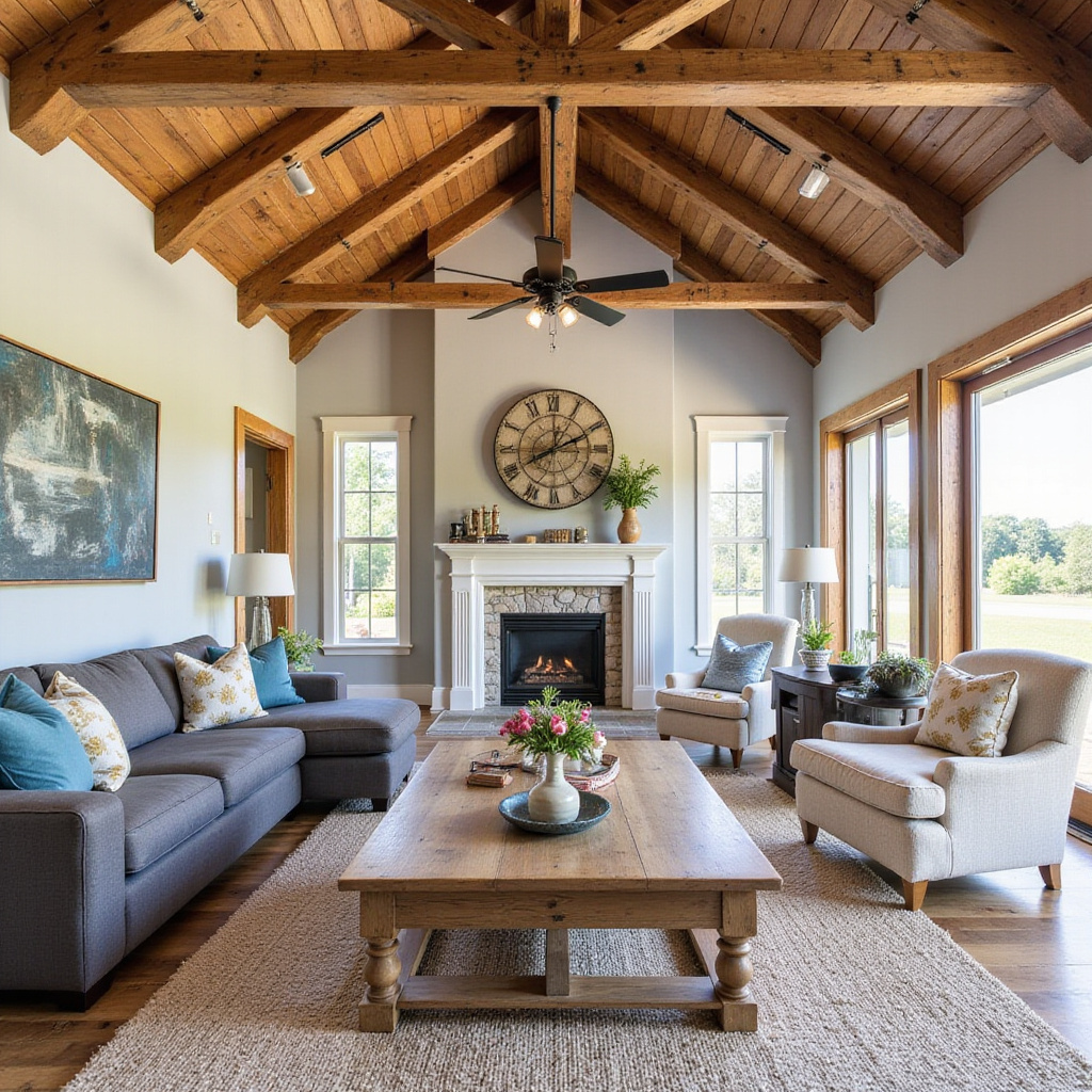 A Rustic Farmhouse Barndominium In North Florida With Warm Wood And Classic Charm