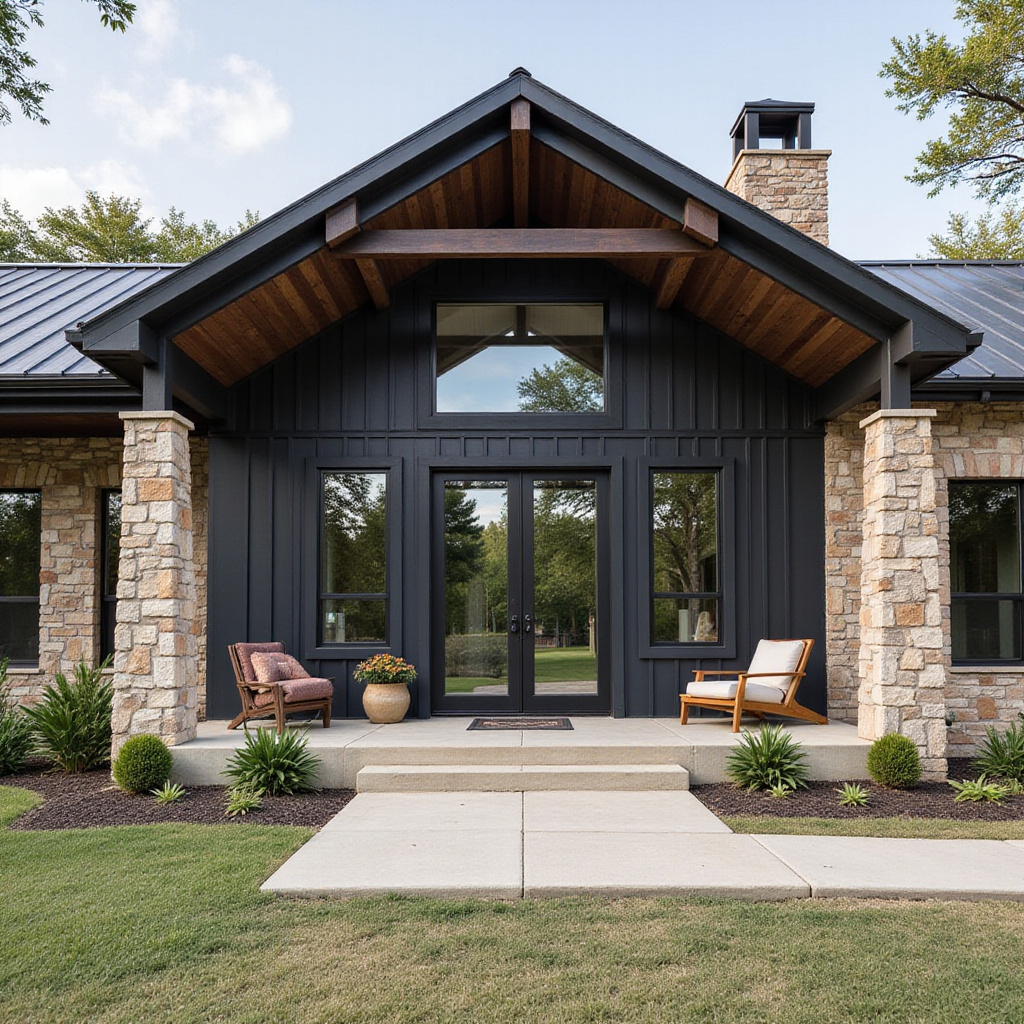 A Sleek Hill Country Retreat In Texas With Modern Rustic Style