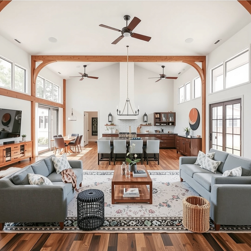East Texas Barndominium Blending Open Space With Family-Friendly Design