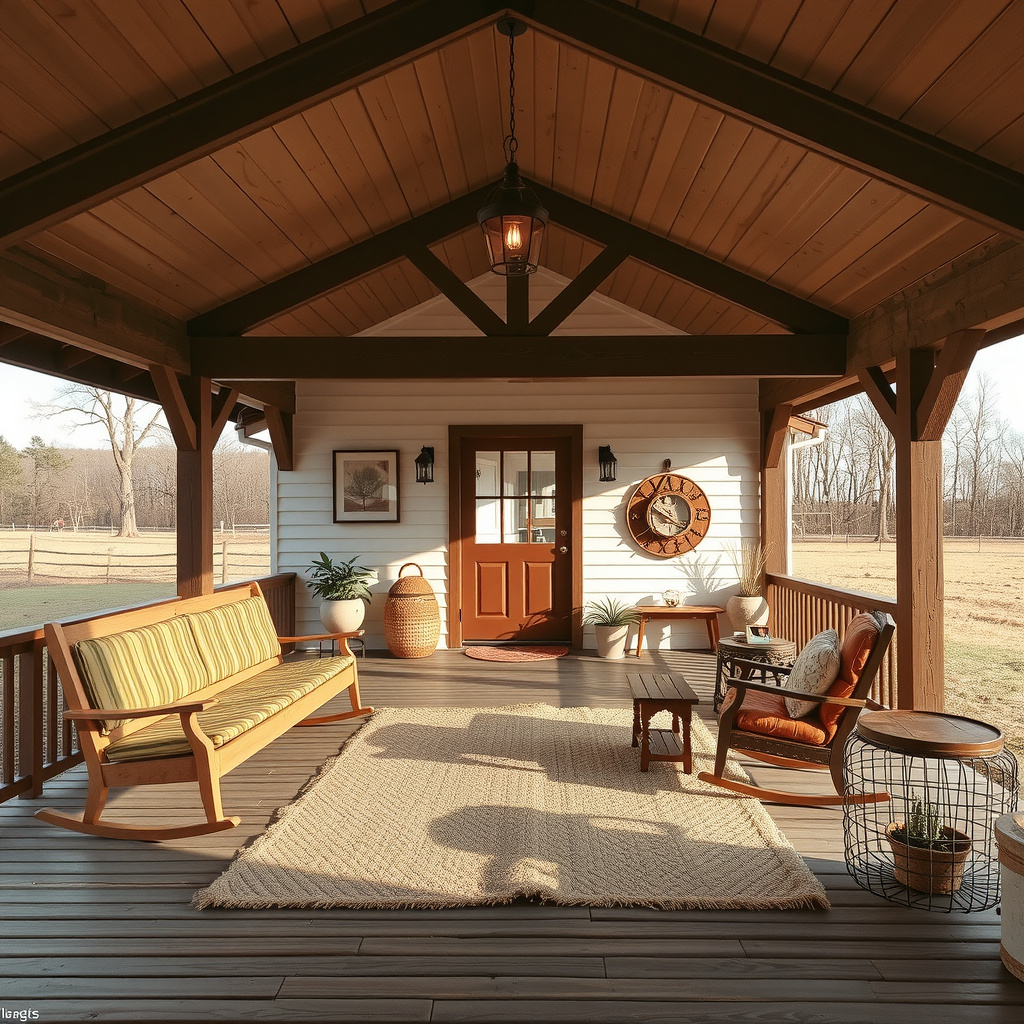 Middle Tennessee Homestead With Cozy Interiors And Wraparound Porch Appeal