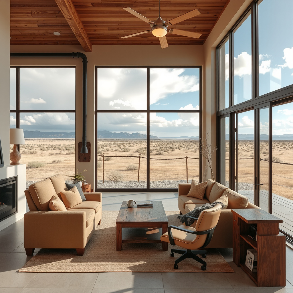 West Texas Escape With Big Views And Simple, Durable Finishes