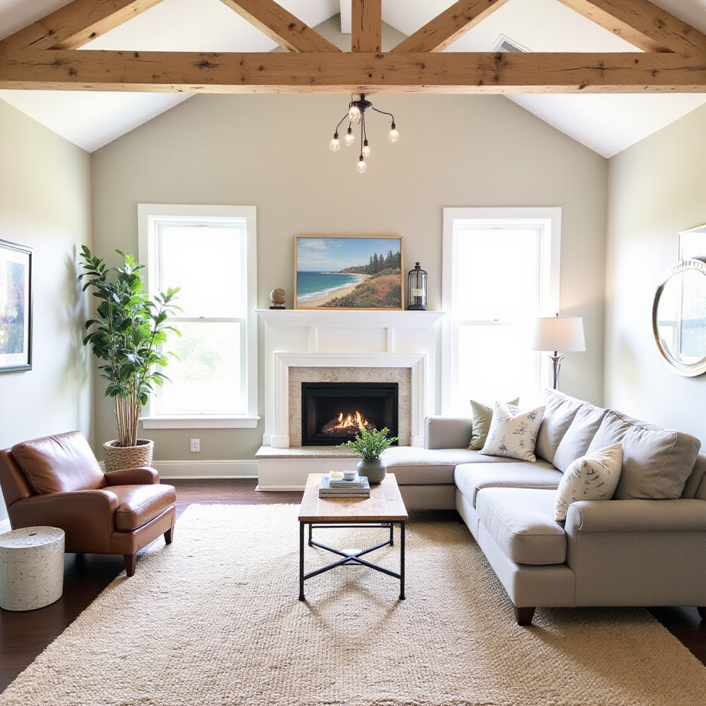 2. Use Warm Neutral Colors Inspired By The Georgia Landscape