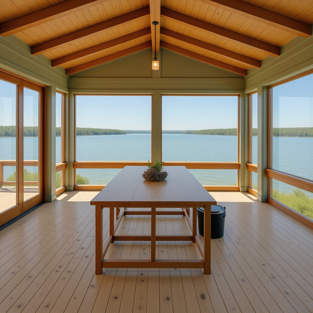 3. A Lakefront Barndominium Designed For Indoor-Outdoor Living