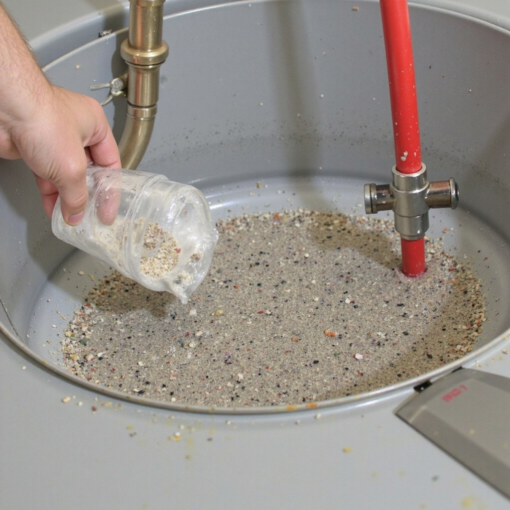 5. Flush hot water heater to remove sediment buildup