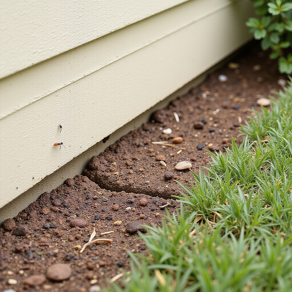 9. Apply insect barrier treatment around foundation (Termidor or bifenthrin)